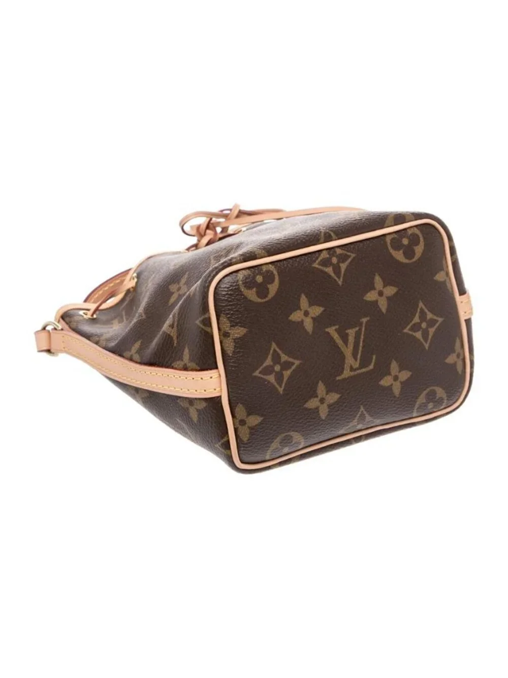 Louis Vuitton Monogram Noé Mini Bucket Crossbody Bag Brown Canvas, LUX